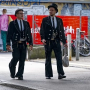 Tischler-Gesellen auf der traditionellen Walz