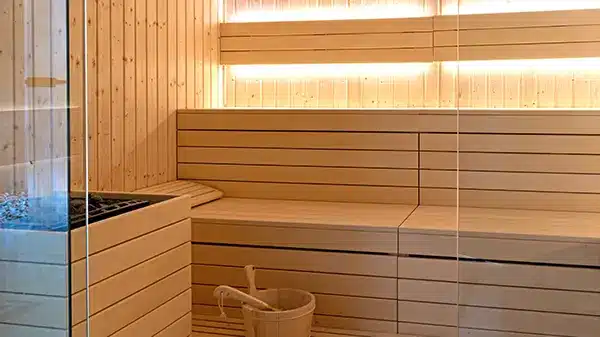 Sauna, Möbel und Inneneinrichtung vom Tischler