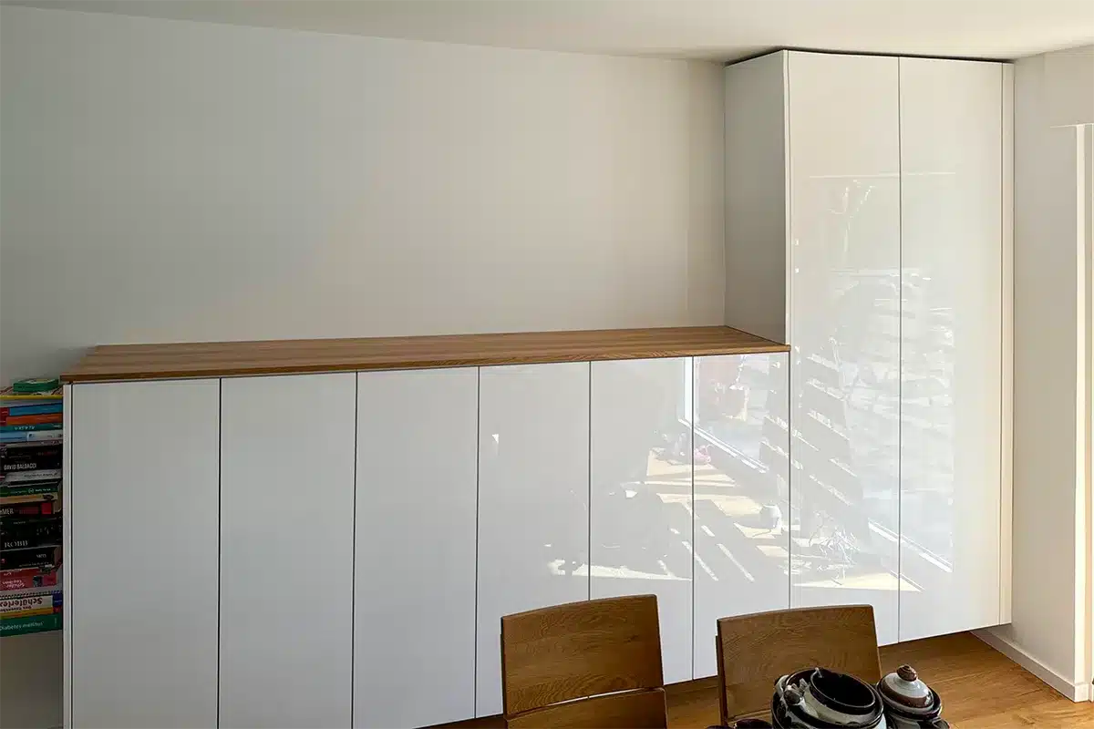 Wandschrank Weiß Hochglanz